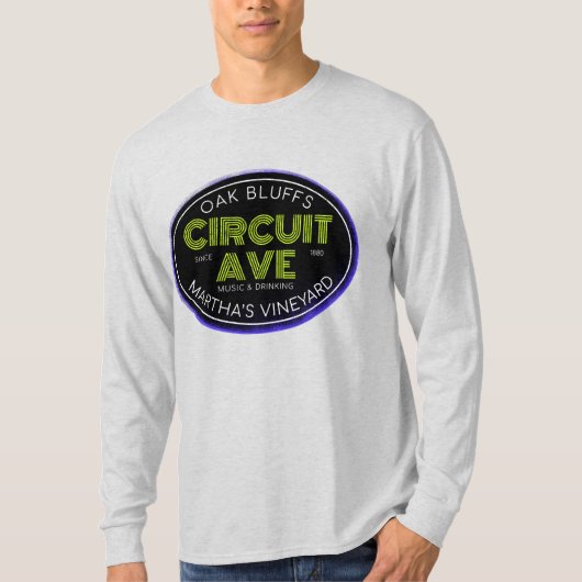 Circuit Ave - Oak Bluffs Long Hoeve T-shirt (Voorkant)
