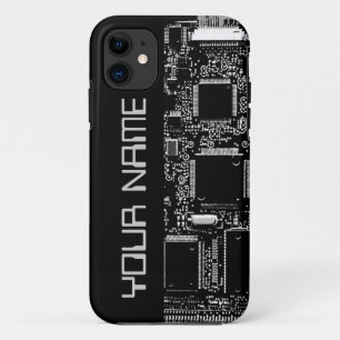 Circuit B & W 2 "Nom" coque iphone côté noir