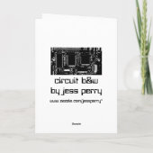 Circuit B&W 'Happy Birthday' kaart (Achterkant)