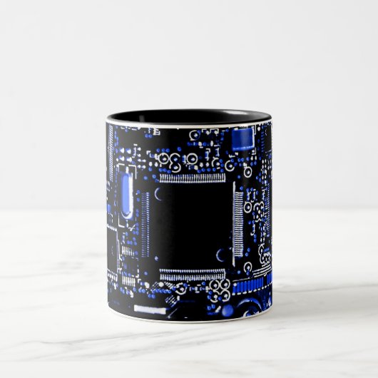 Circuit Blue 2 mug (Centre)