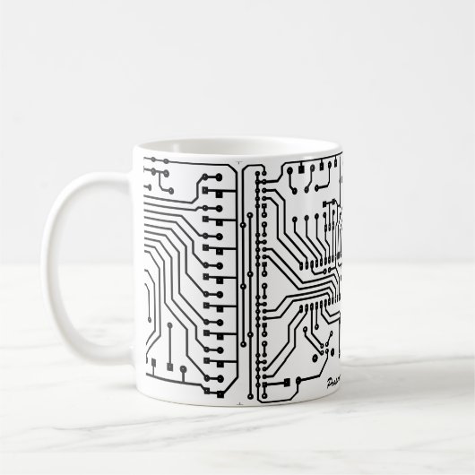 Circuit Board Aangepaste Mok (Links)