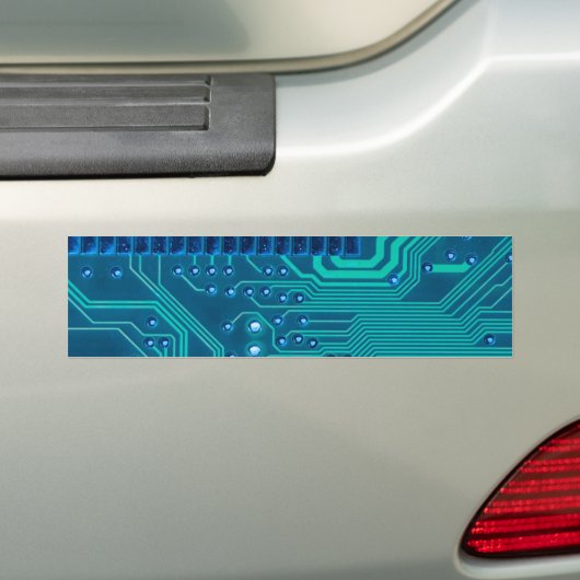 Circuit Board Geek Technologie Bumpersticker (Op auto)