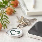 Circuit Board Heart Sleutelhanger (Zijkant)