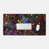 Circuit Board ontwerp illustratie Bureaumat (Keyboard & Muis)