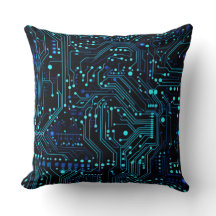Circuit Board ontwerp illustratie Kussen