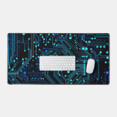 Circuit Board ontwerp illustratie Kussen Bureaumat (Keyboard & Muis)