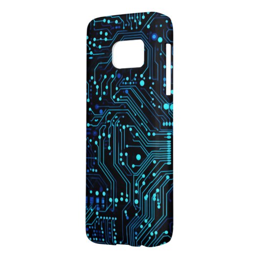 Circuit Board ontwerp illustratie Kussen Case-Mate Samsung Galaxy Hoesje (Achterkant Links)