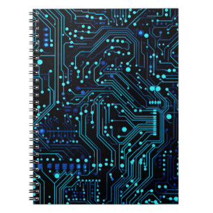 Circuit Board ontwerp illustratie Kussen Notitieboek