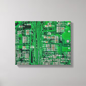 Circuit Board Painting Canvas Afdruk (Voorkant)