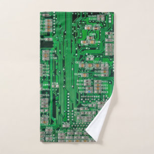 Circuit Board Painting Handdoek