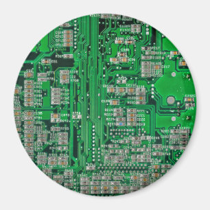 Circuit Board Painting Magneet