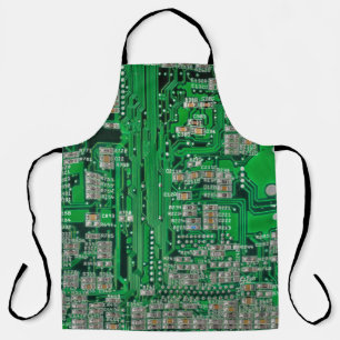Circuit Board Painting Schort
