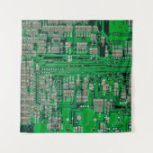 Circuit Board Painting Wandkleed (Voorkant (horizontaal))