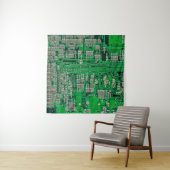 Circuit Board Painting Wandkleed (In Situ (horizontaal))