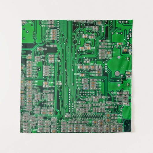 Circuit Board Painting Wandkleed (Voorkant)