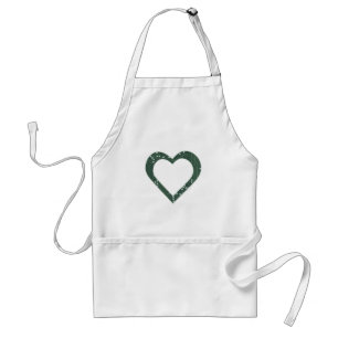 Circuit board Pattern Heart Adult Apron Standaard Schort