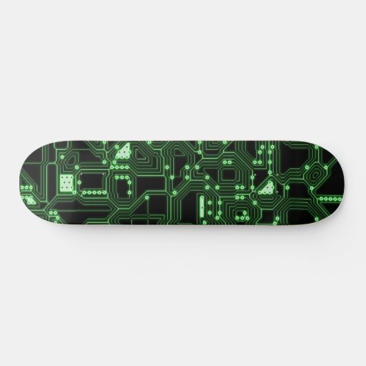 Circuit Board Pattern Skateboard Deck (Horizontaal)