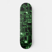 Circuit Board Pattern Skateboard Deck (Voorkant)