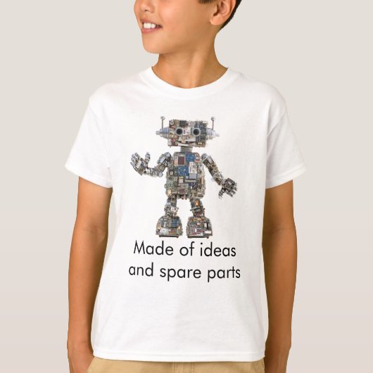 Circuit Bot Portrait T-shirt (Voorkant)