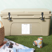 Circuit Breaker Directory & 30 Stickers Fuse Box (Glacière)