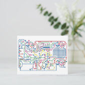 Circuit Briefkaart (Staand voorkant)