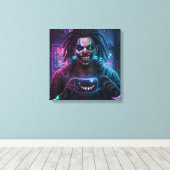 Circuit Clown Canvas Afdrukken (Insitu (Houten vloer))