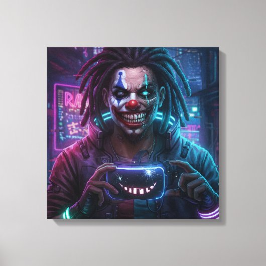 Circuit Clown Canvas Afdrukken (Voorkant)