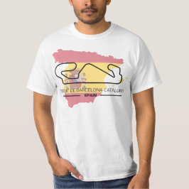 Circuit De Barcelona Formule 1 T-shirt