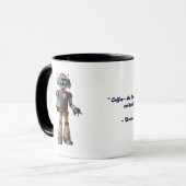Circuit de caféine - Robot ami Barista Mug (Devant gauche)