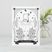 Circuit de fête de Bachelorette de carte de tarot (Debout devant)