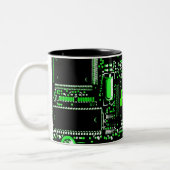 Circuit Green 2 monogram mok (Links)
