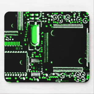 Circuit Green 2 mouspad Muismat