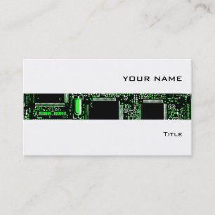 Circuit Green 2 stripe visitekaartje wit