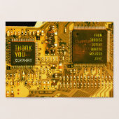 Circuit imprimé électronique de carte PCB marron e (Intérieur)