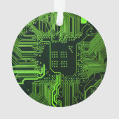 Circuit imprimé PCB Cyber Vert personnalisé Tech A (dos)