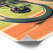 Circuit international de Pau France Vintage Poster (Coin)