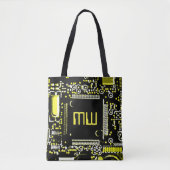 Circuit Jaune 2 Monogramme sur tout le sac fourre- (Devant)