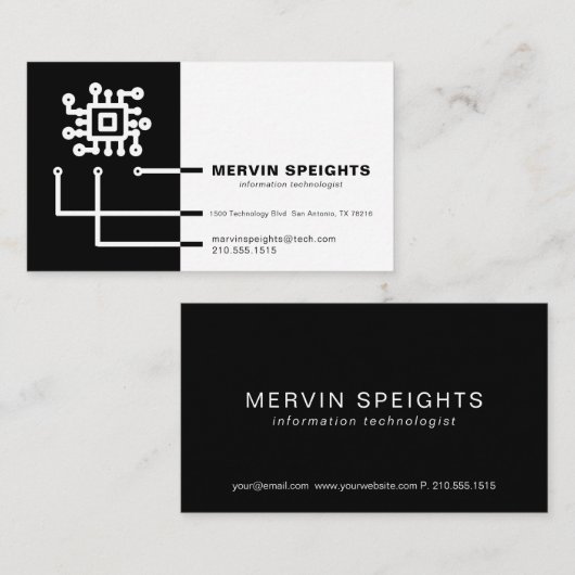 CIRCUIT LAYOUT VISITEKAARTJE (Voorkant / Achterkant)