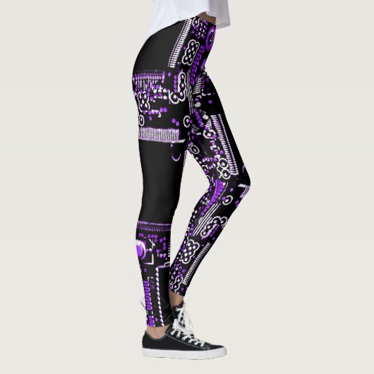 Circuit Purple 2 sur leggings (Droite)
