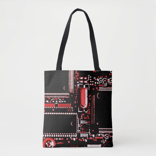 Circuit Red 2 over de canvas tas (Voorkant)
