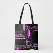 Circuit rose 2 sur sac fourre-tout (Devant)