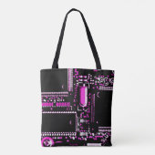 Circuit rose 2 sur sac fourre-tout (Dos)