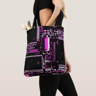 Circuit rose 2 sur sac fourre-tout