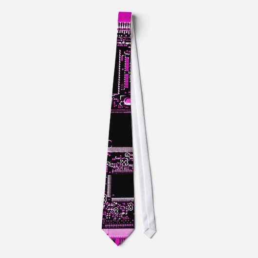 Circuit Roze stropdas (Voorkant)