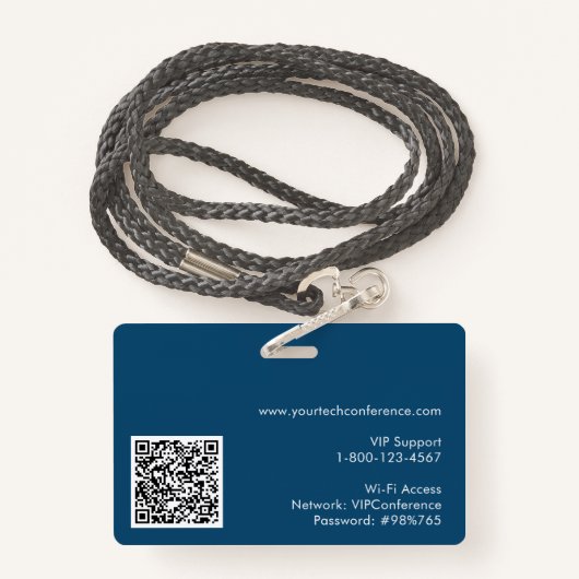 Circuit Technology Architect Vendor Photo ID Badge (Achterkant met draagriem)