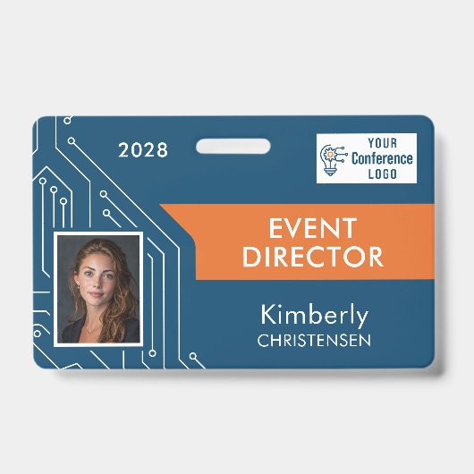 Circuit Technology Event Director Photo ID Badge (Face)