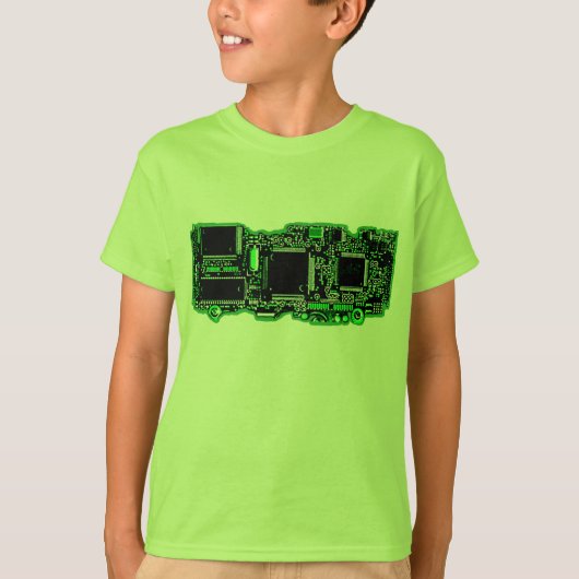 Circuit vert 2 t-shirt enfants vert (Devant)