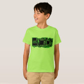Circuit vert 2 t-shirt enfants vert (Devant entier)