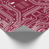 Circuitbord Cadeaupapier (Hoek)