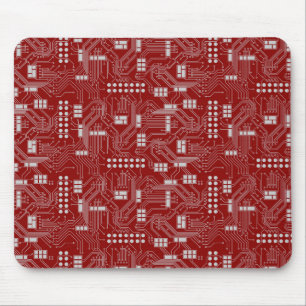 Circuitbord rode mousepad muismat